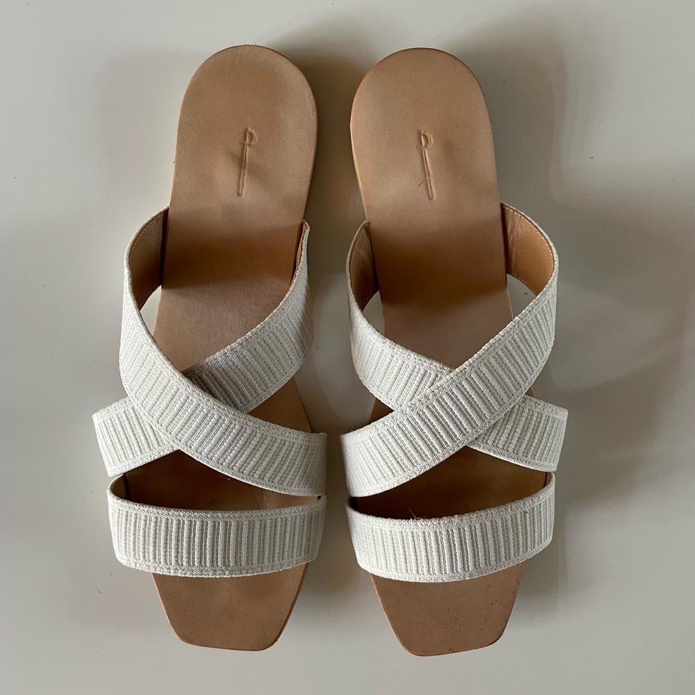The Palatines Thyia Cross Band Slide Sandal